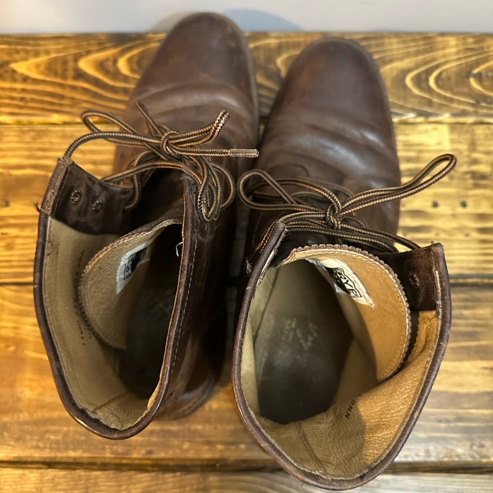 Classic Men's Frye Leather Boots Distressed Traditional/Heritage Style Boot 11.5 - Picture 7 of 11